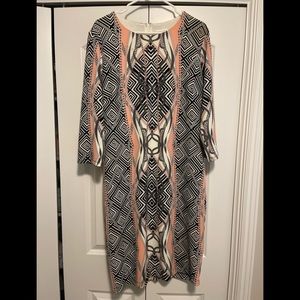 Multi color 3/4 sleeve